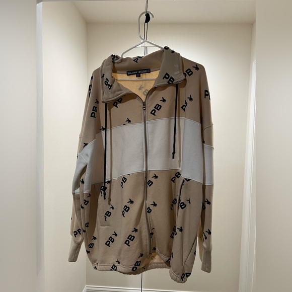 Missguided Playboy Zip Up - Picture 3 of 3